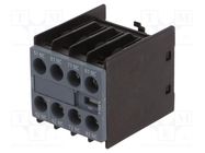Auxiliary contacts; Series: 3RH20; Size: S00; front; 6A SIEMENS