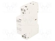 Contactor: 2-pole installation; 20A; 24VAC,24VDC; NC + NO ISKRA