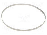 Timing belt; T2.5; W: 8mm; H: 1.3mm; Lw: 540mm; Tooth height: 0.7mm OPTIBELT