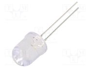 LED; 10mm; red; blinking; 5800÷6500mcd; 30°; 3÷5VDC; 20mA OPTOSUPPLY