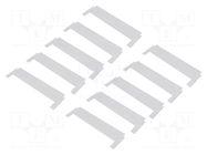 Cover; DII,DIII; 10pcs. RITTAL