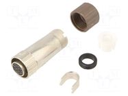 Connector: circular; plug; female; LF; 2A; PIN: 12; straight; 300VAC HIROSE