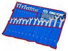 Wrenches set; combination spanner; 26pcs. KING TONY