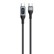 Dudao L7MaxC USB-C - USB-C PD 100W 1m Cable with Display - Black, Dudao