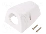 Car lighter socket housing; white SCI