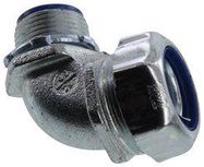 CONDUIT FITTING, 90 DEGREE LIQUIDTIGHT, IRON, 19.05MM,