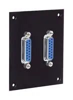 USP PATCH PNL, D-SUB ADAPTOR, 2PORT