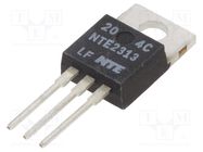 Transistor: NPN; bipolar; 450V; 2A; 50W; TO220 NTE Electronics