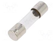 Fuse: fuse; quick blow; 6.3A; 250VAC; glass; 5x20mm; bulk OPTIFUSE