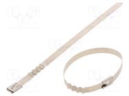 Cable tie; L: 200mm; W: 7.9mm; stainless steel AISI 304; 1112N RAYCHEM RPG