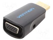 Converter; D-Sub 15pin HD socket,HDMI plug,Jack 3.5mm socket VENTION