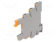 Socket; for DIN rail mounting; 6.2x80x94mm; RAL 7042; 5VDC PHOENIX CONTACT