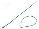 Cable tie; L: 390mm; W: 4.7mm; polyamide; 335N; green; Ømax: 110mm HELLERMANNTYTON