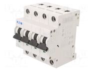 Circuit breaker; 230/400VAC; Inom: 32A; Poles: 4; Charact: C; 15kA EATON ELECTRIC