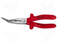 Pliers; insulated,curved,universal,elongated; 200mm BERNSTEIN