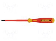Screwdriver; insulated; slot; SL 4; Blade length: 100mm BERNSTEIN