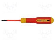 Screwdriver; insulated; Phillips; PH0; Blade length: 60mm BERNSTEIN