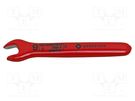 Wrench; insulated,single sided,spanner; 9mm BERNSTEIN