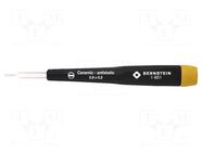Ceramic trimmer; Bit: slot; Size: 0.9x0.3mm; Blade length: 20mm BERNSTEIN