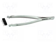 Tweezers; 125mm; positioning components BERNSTEIN