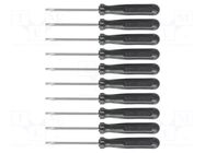 Kit: screwdrivers; slot; 10pcs. BERNSTEIN