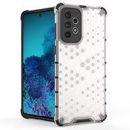 Honeycomb case armored cover with a gel frame for Samsung Galaxy A73 black, Hurtel