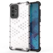 Honeycomb case armored cover with a gel frame for Samsung Galaxy A73 transparent, Hurtel