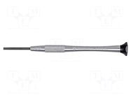 Screwdriver; precision; slot; 2x0.4mm; Blade length: 22mm BERNSTEIN