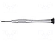 Screwdriver; precision; slot; 3x0.5mm; Blade length: 22mm BERNSTEIN