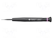 Screwdriver: precision; slot; 0.6x0.15mm; Blade length: 17mm BERNSTEIN