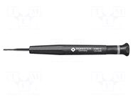 Screwdriver: precision; slot; 1.2x0.25mm; Blade length: 17mm BERNSTEIN