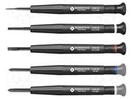 Kit: screwdrivers; precision; Phillips,slot; 5pcs. BERNSTEIN