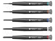 Kit: screwdrivers; precision; Phillips; 5pcs. BERNSTEIN