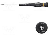 Screwdriver; precision; Phillips; PH0; ESD; Blade length: 60mm BERNSTEIN