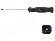 Screwdriver; slot; 4x0.8mm; ESD; Blade length: 100mm BERNSTEIN