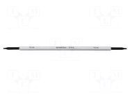 Interchangeable blade; double-sided; Torx®; TX03,TX04; 120mm BERNSTEIN