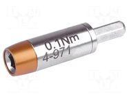 Adapter; max.0.1Nm; Kind: torque; Mounting: hexagonal 4mm BERNSTEIN