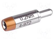 Adapter; max.0.2Nm; Kind: torque; Mounting: hexagonal 4mm BERNSTEIN