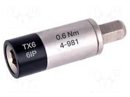 Adapter; max.0.6Nm; Kind: torque; Mounting: 1/4" BERNSTEIN