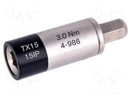 Adapter; max.3Nm; Kind: torque; Mounting: 1/4" BERNSTEIN