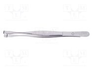 Tweezers; 145mm; Blade tip shape: round; universal BERNSTEIN
