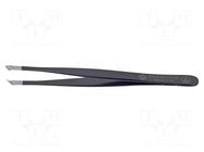 Tweezers; Blade tip shape: for cutting; Tweezers len: 125mm; ESD BERNSTEIN