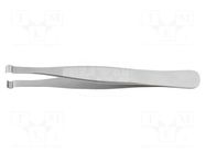 Tweezers; 120mm; Blade tip shape: round; universal BERNSTEIN