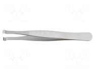 Tweezers; 120mm; Blade tip shape: round; universal BERNSTEIN