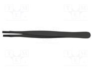 Tweezers; Blade tip shape: shovel; Tweezers len: 125mm; ESD BERNSTEIN