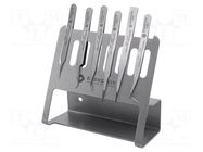 Tweezers-set; for precision works; 6pcs. BERNSTEIN