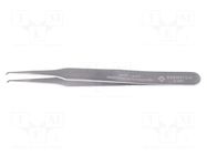 Tweezers; 120mm; Blade tip shape: trapezoidal; universal BERNSTEIN