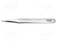 Tweezers; 120mm; Blade tip shape: trapezoidal; universal BERNSTEIN