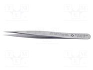Tweezers; 110mm; Blade tip shape: sharp; universal BERNSTEIN