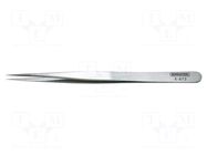 Tweezers; 140mm; Blade tip shape: sharp; universal BERNSTEIN